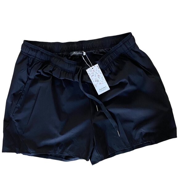 Automet Quick-Dry Lined Athletic Workout Running Shorts with Pockets XL … - Picture 1 of 13